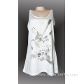 Lady's sleeveless vest cotton